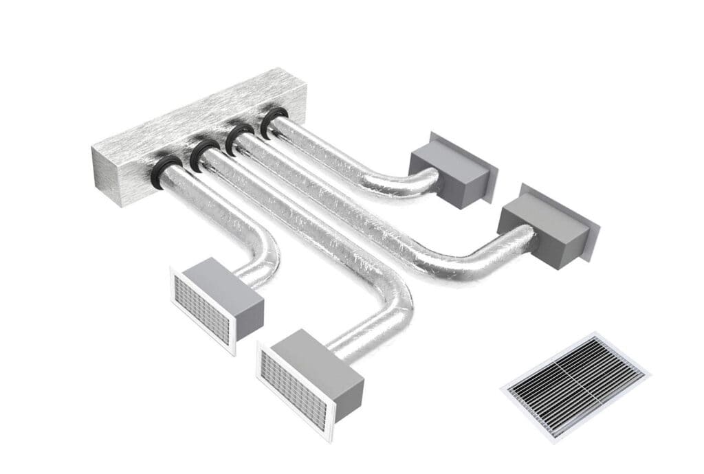 TECNOSYSTEMI - KIT SVELTO 4 ZONE D150 PLENUMLAM SAMSUNG