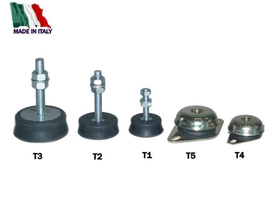 TECNOSYSTEMI - ANTIVIBRANTI T1 (CONF. 4 PZ.)