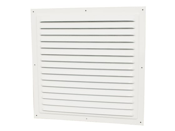 TECNOSYSTEMI - GRIGLIA QUADRATA IN METALLO BIANCO A PAR