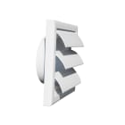 TECNOSYSTEMI - GRIGLIA QUADRATA BIANCA CON ALETTE A GRA 11104076