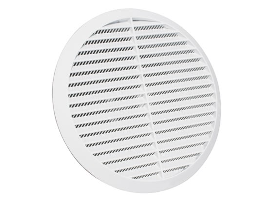 TECNOSYSTEMI - GRIGLIA CIRCOLARE 'GCMF' BIANCA150 MM (C