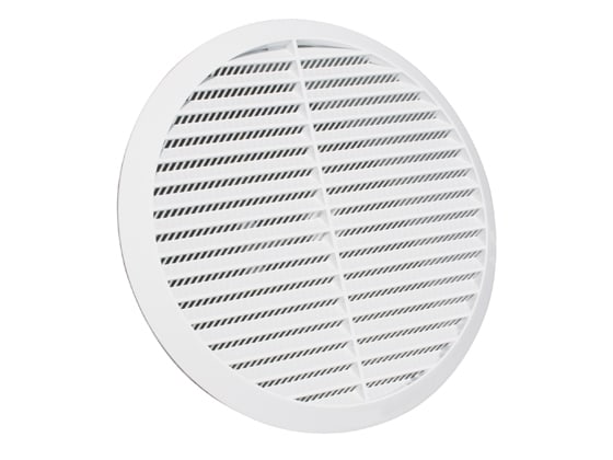 TECNOSYSTEMI - GRIGLIA CIRCOLARE 'GCMF' BIANCA D150 MM