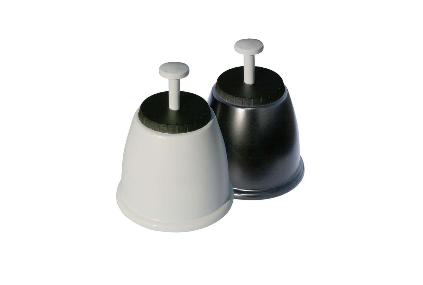 TECNOSYSTEMI - PIEDINO A PAVIMENTO BLACK 'GENIUS 1000'