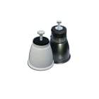 TECNOSYSTEMI - PIEDINO A PAVIMENTO BLACK REGOLABILE 'GE