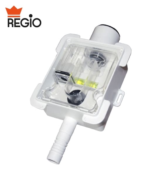 TECNOSYSTEMI - SIFONE A SECCO ANTI-ODORE TRASPARENTE ED