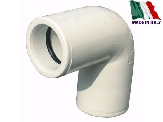 TECNOSYSTEMI - CURVA ANGOLO CA 90 - TCR-32 BIANCO (CONF