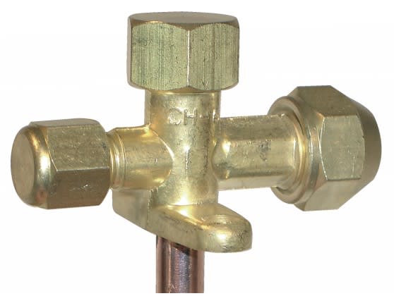 TECNOSYSTEMI - RUBINETTO A 3 VIE 1/4' 11135030