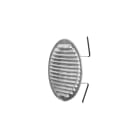 TECNOSYSTEMI - GRIGLIA TONDA IN ALLUMINIO220 CON MOLLE