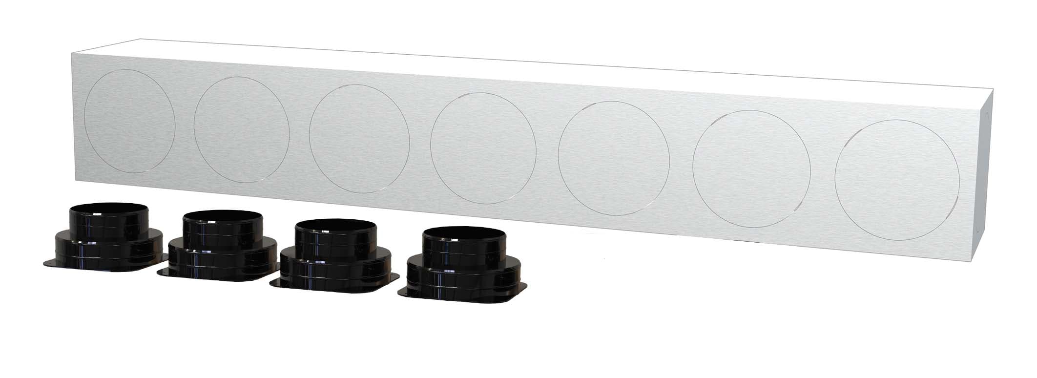 TECNOSYSTEMI - KIT SVELTO 4 ZONE D150  PLENUM EOLO MINI 11167114