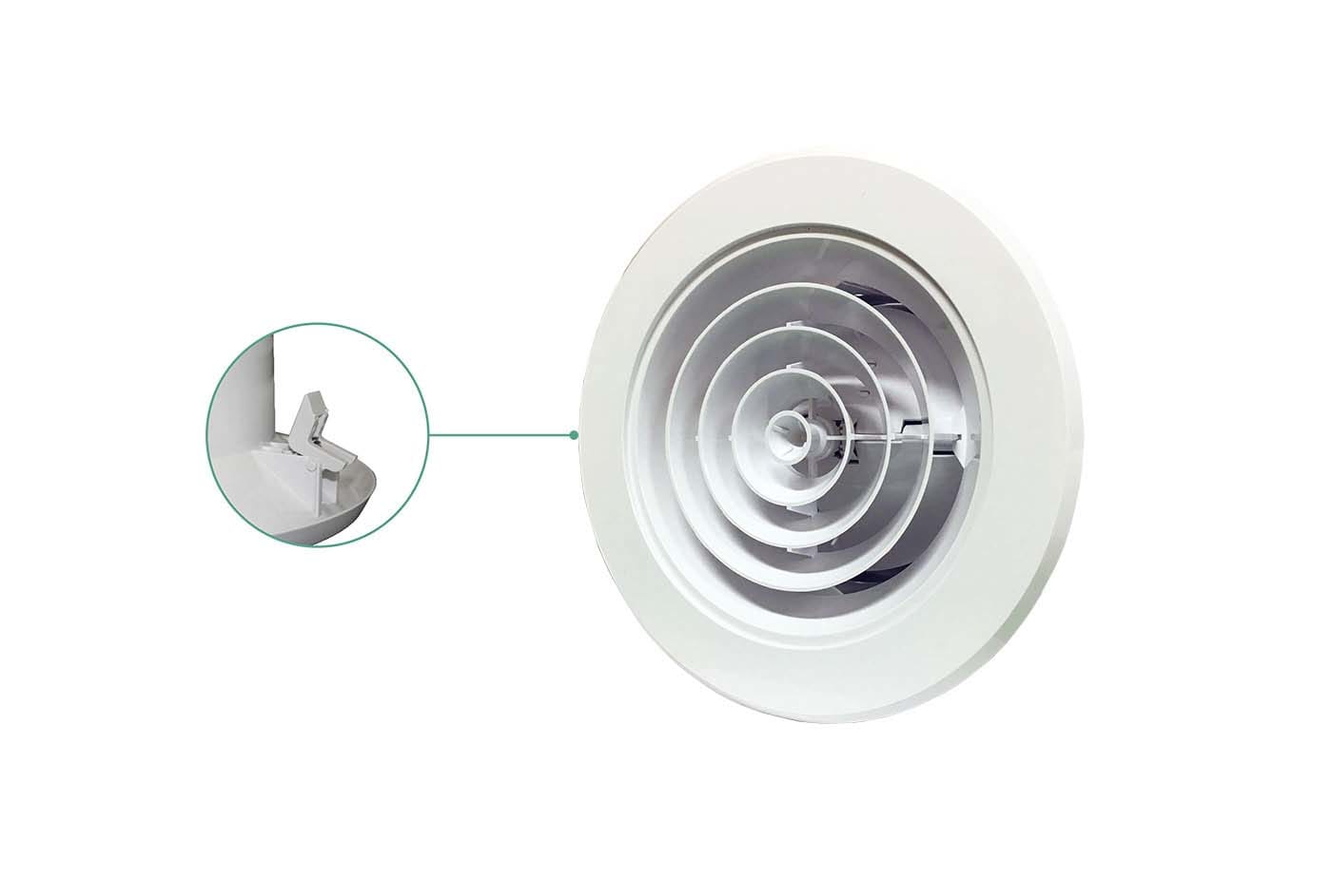 TECNOSYSTEMI - DIFFUSORE CIRCOLARE MULTIJET IN ABS BIAN