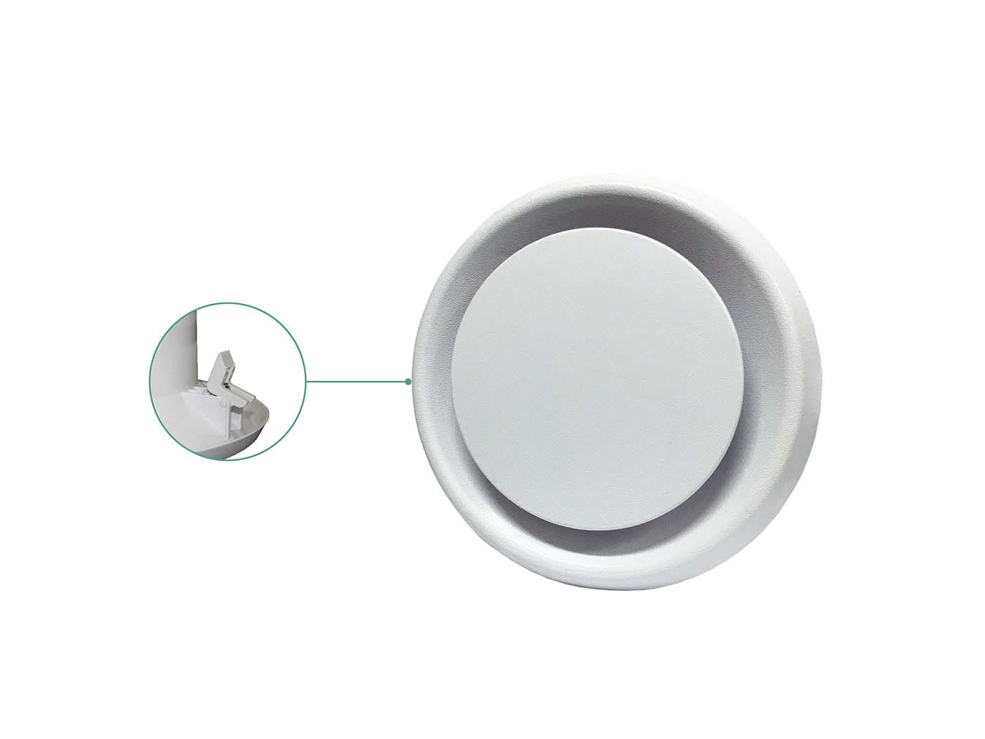 TECNOSYSTEMI - DIFFUSORE CIRCOLARE SINGOLO CONO IN ABS