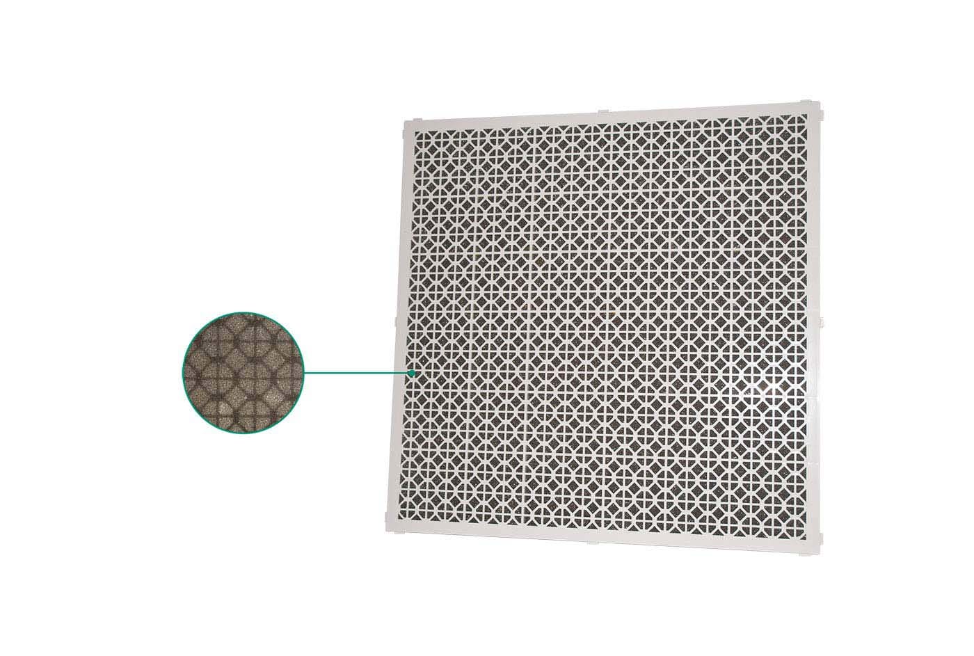 TECNOSYSTEMI - GRIGLIA DI RIPRESA IN PLASTICA ABS BIANC