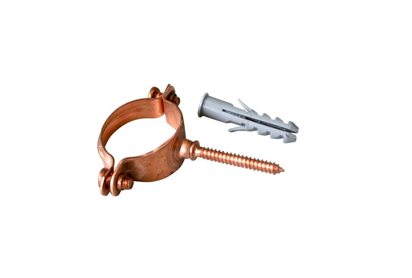 TECNOSYSTEMI - COLLARE IN RAME D28 COMPLETO DI VITE E T 22201060