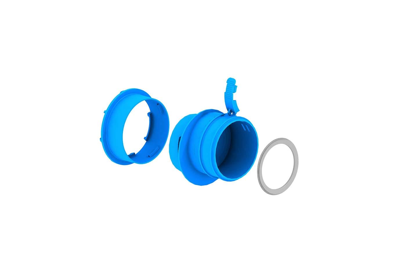 TECNOSYSTEMI - CONNETTORE PER TUBO FLESSIBILE PER CASSE