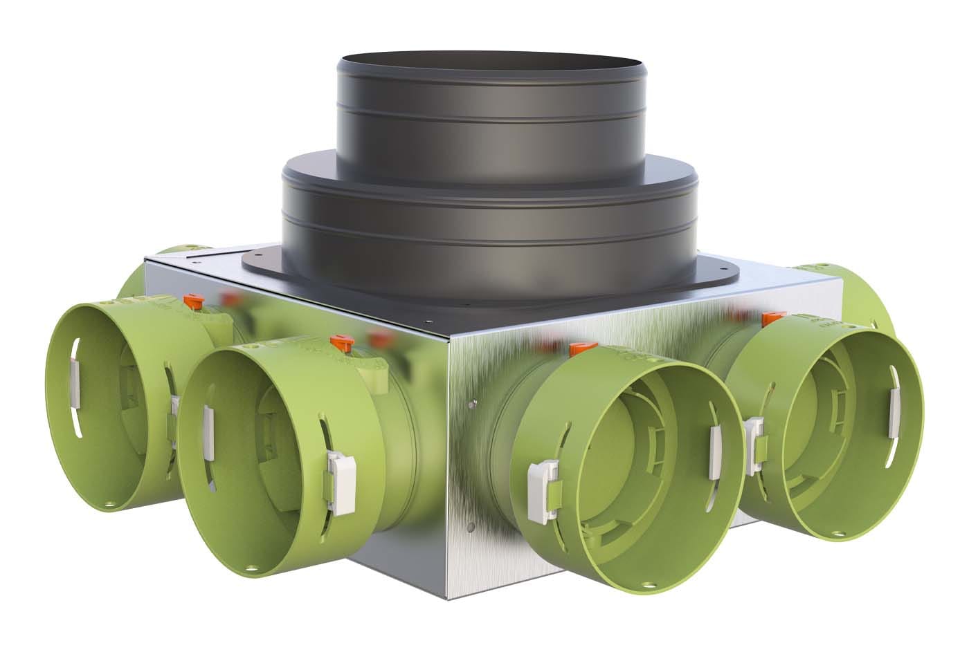 TECNOSYSTEMI - PLENUM IN LAMIERA COIBENTATA DI DISTRIBU ACD600137