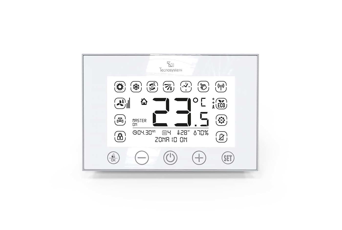 TECNOSYSTEMI - CRONOTERMOSTATO RETROILLUMINATO A RADIO GAD100005