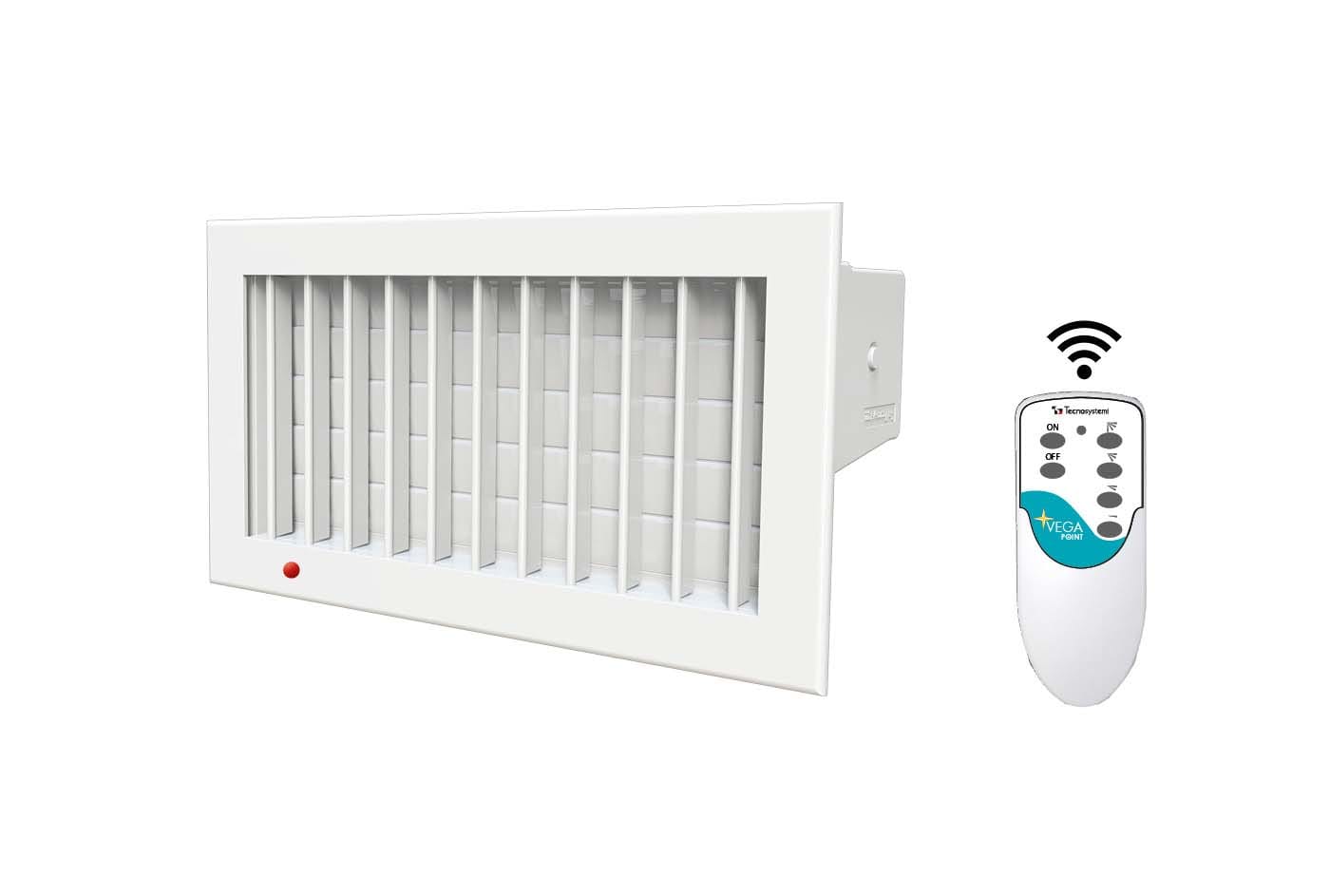 TECNOSYSTEMI - BOCCHETTA DI MANDATA MOTORIZZATA BIANCA GAD200001
