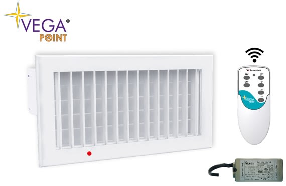 TECNOSYSTEMI - BOCCHETTA DI MANDATA MOTORIZZATA BIANCA GAD200002