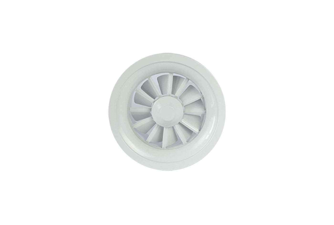 TECNOSYSTEMI - DIFFUSORE CIRCOLARE BIANCO A VORTICE CON