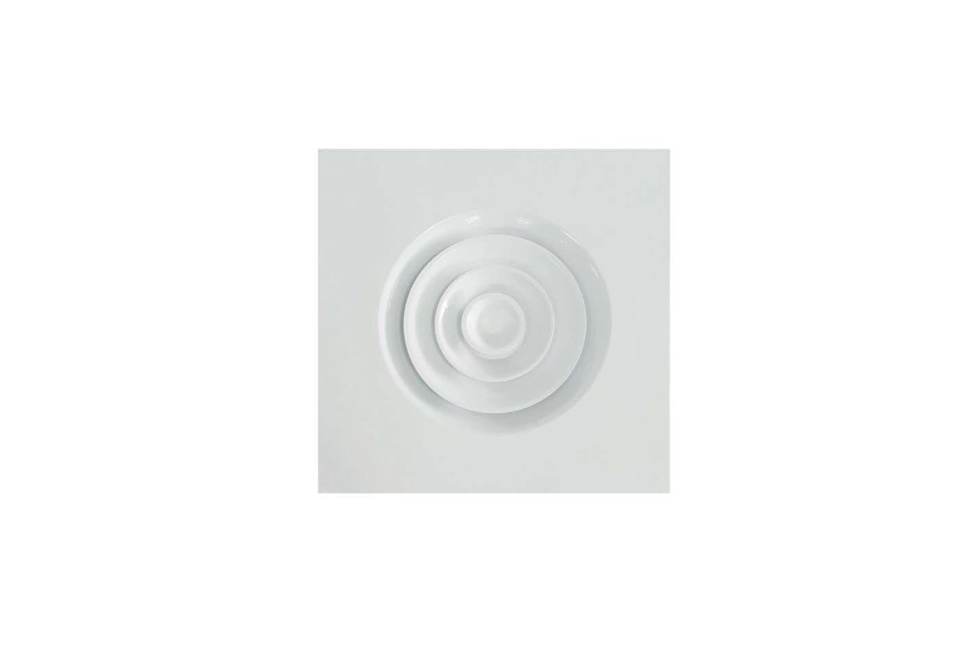 TECNOSYSTEMI - DIFFUSORE CIRCOLARE DQC SU PANNELLO 595X