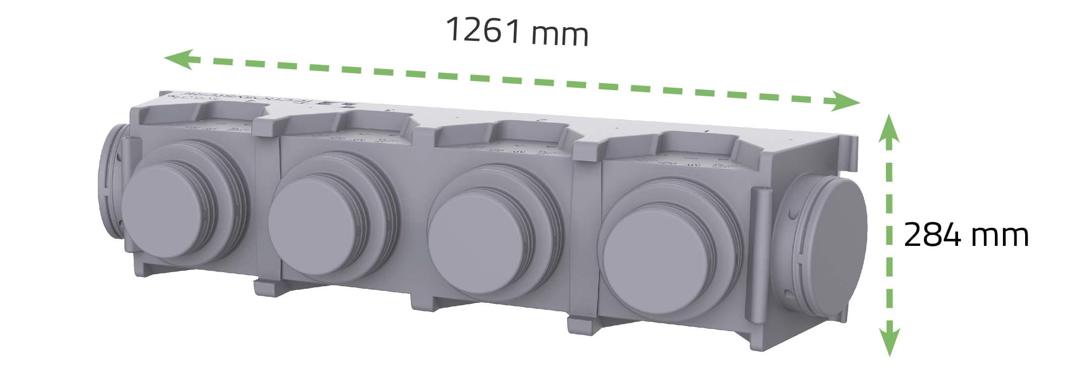 TECNOSYSTEMI - KIT SVELTO 5 ZONE D200  PLENUM EOLO  BOC PWD300772