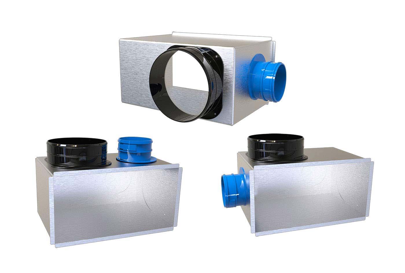 TECNOSYSTEMI - PLENUM COIBENTATO MULTIINGRESSO PREDISPO PWD400381