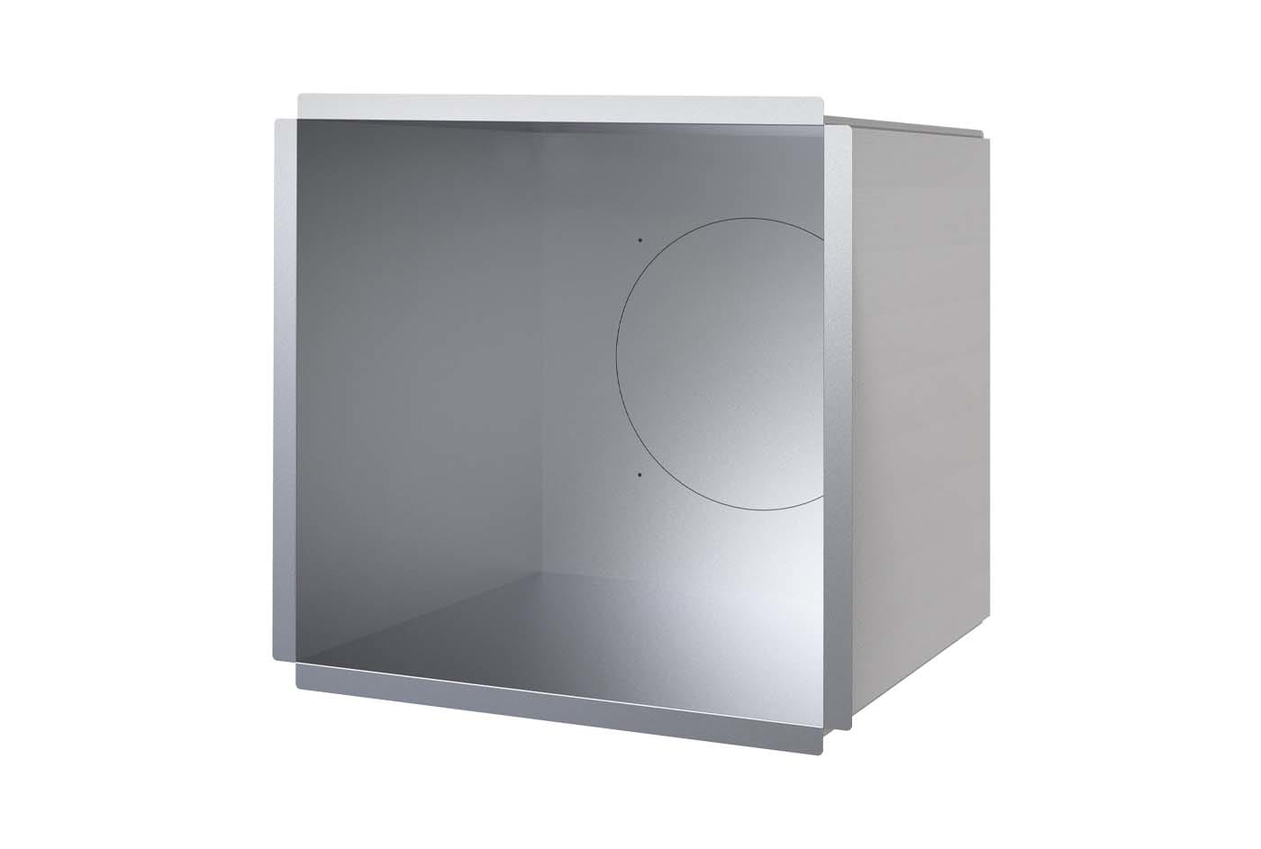 TECNOSYSTEMI - PLENUM COIBENTATO IN LAMIERA PER GRIGLIA PWD401723