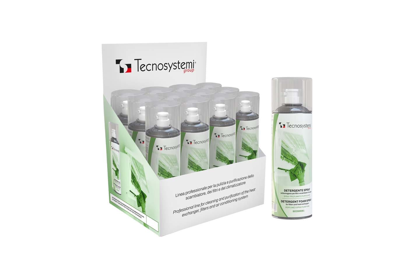 TECNOSYSTEMI - DETERGENTE SPRAY SCHIUMOGENO PER FILTRI SCC600081BOX