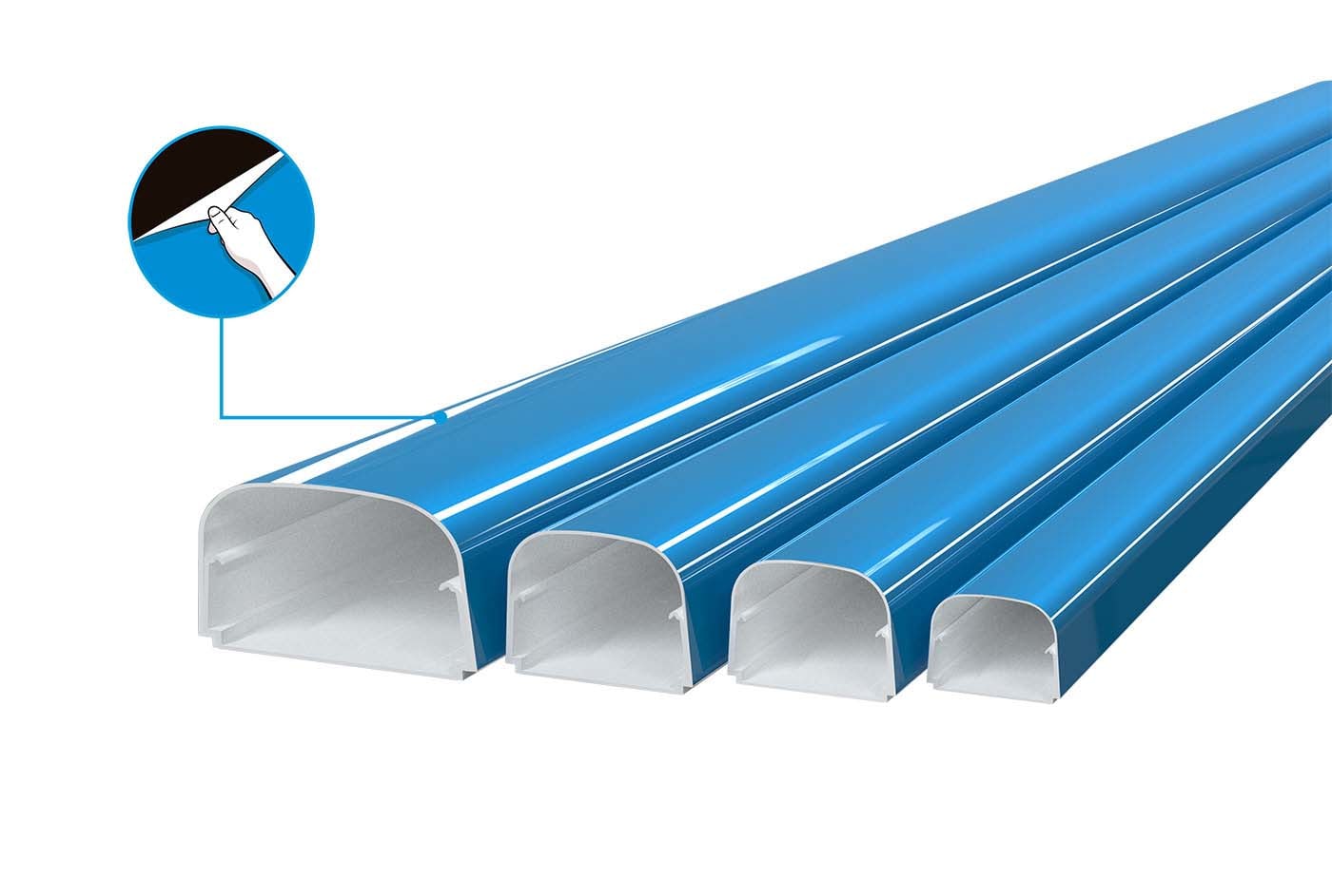 TECNOSYSTEMI - CANALINA LINEA OPTIMA TP FULL COVER CON SCD100106