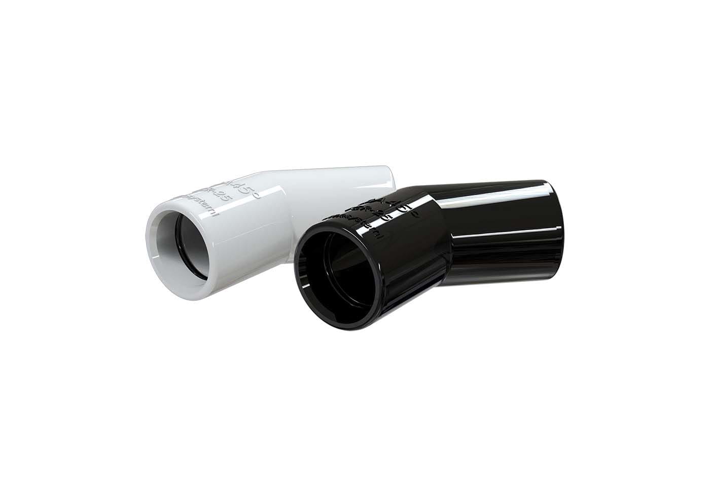 TECNOSYSTEMI - CURVA ANGOLO CA 45 - TCR-25 BIANCO (CONF