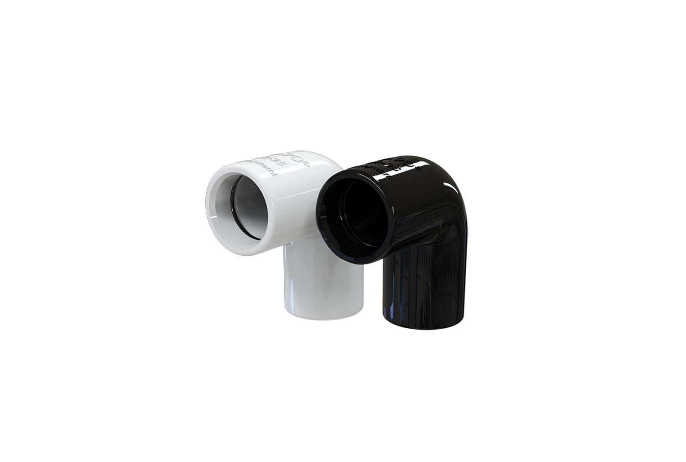 TECNOSYSTEMI - CURVA ANGOLO CA 90 - TCR-25 BIANCO (CONF SCD300019