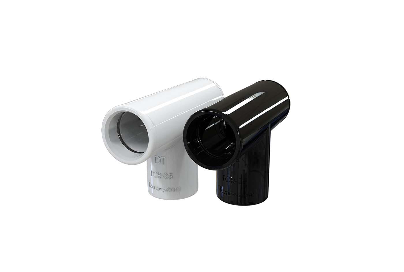 TECNOSYSTEMI - DERIVAZIONE A 'T' - TCR-25 BIANCO (CONF.