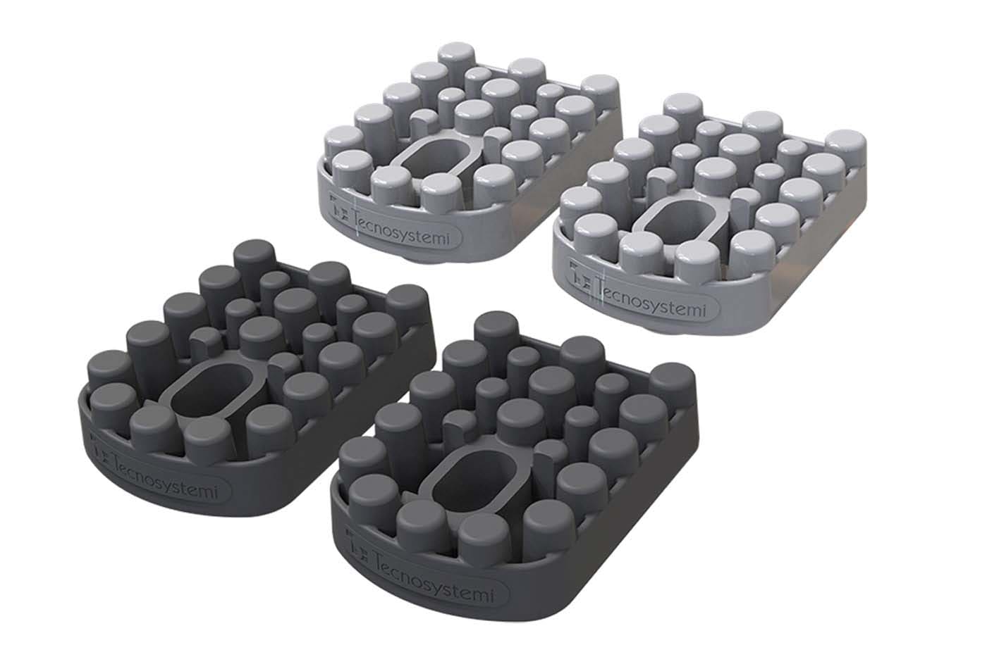 TECNOSYSTEMI - KIT ANTIVIBRANTI HS 2 HARD + 2 SOFT SCD500159