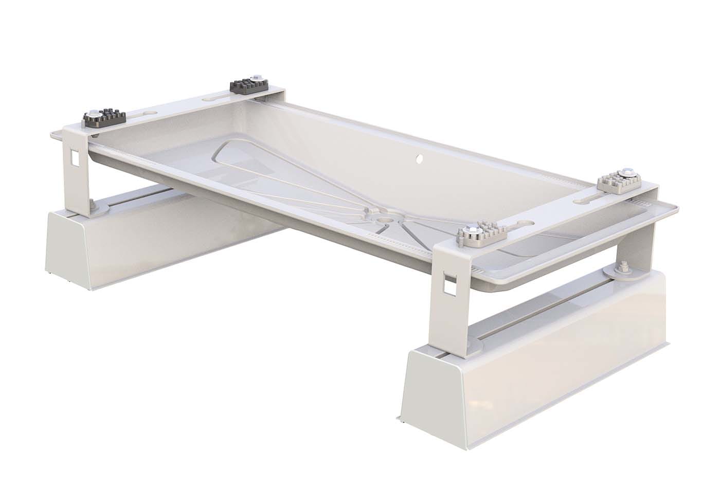 TECNOSYSTEMI - SUPPORTO A PAVIMENTO INFINITY CON BACINE