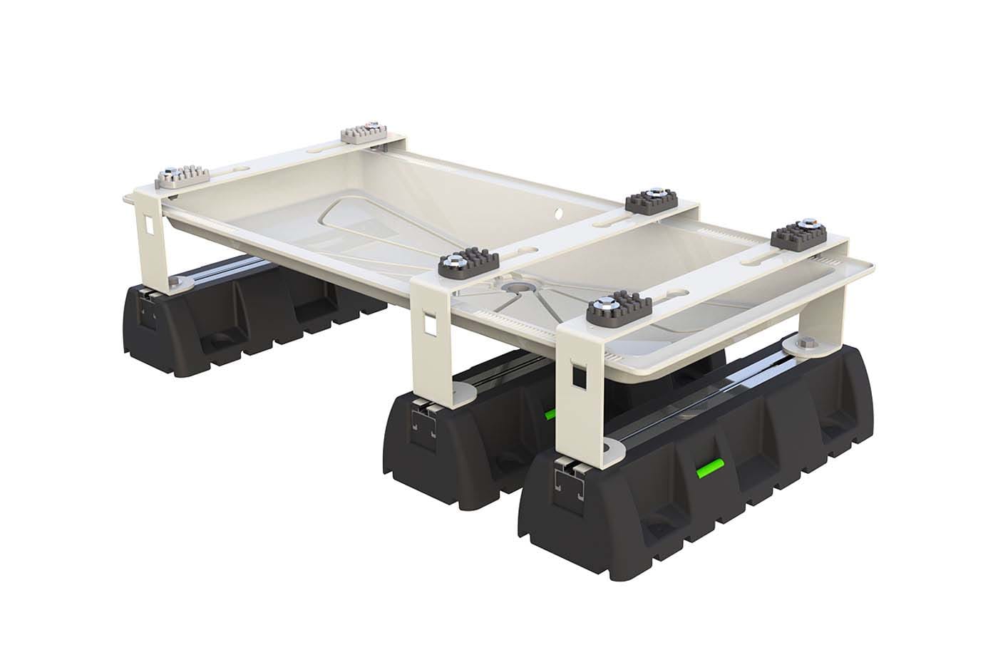 TECNOSYSTEMI - SUPPORTO A PAVIMENTO INFINITY CON BACINE