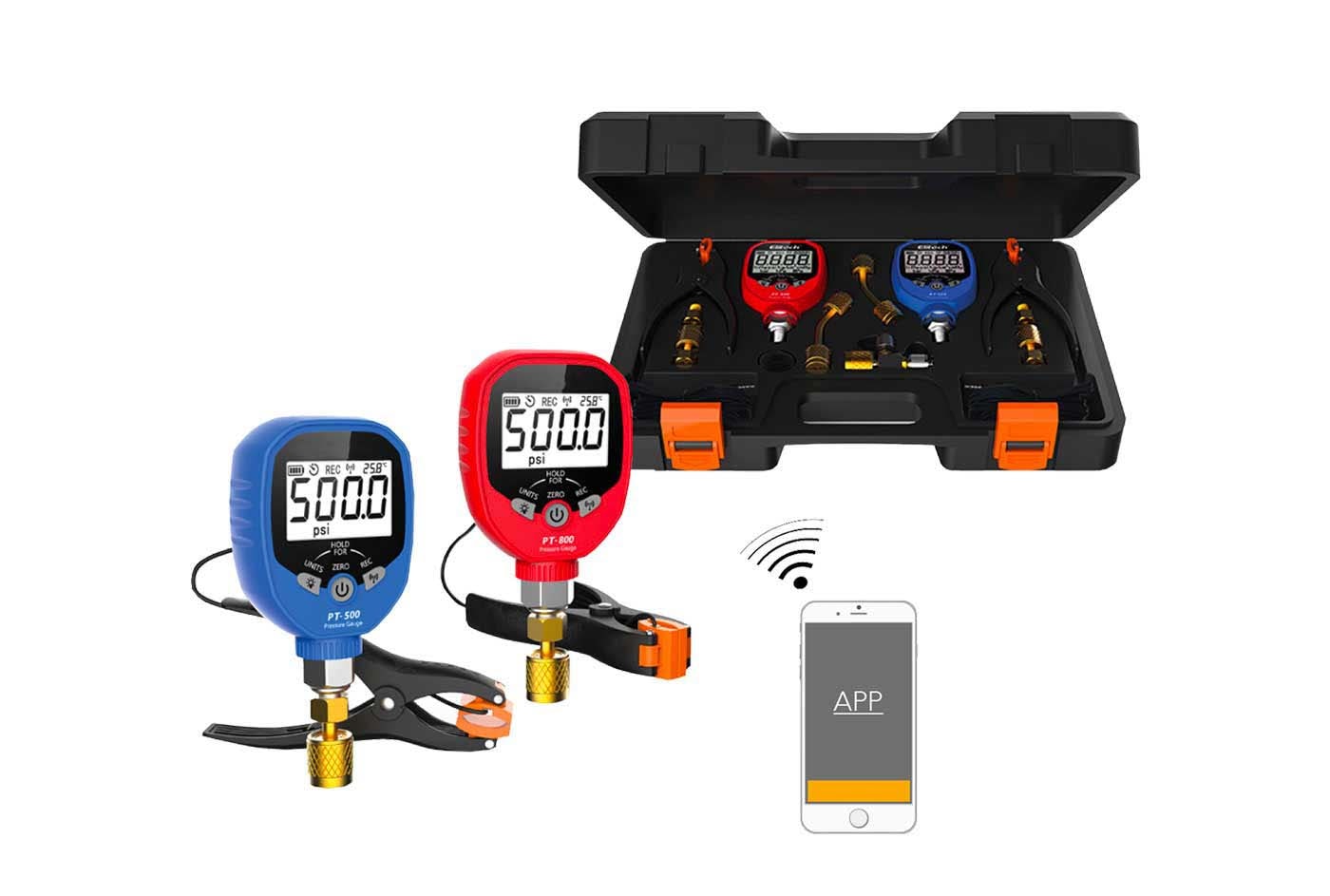 TECNOSYSTEMI - MANOMETRO DIGITALE WIRELESS CON PINZA F
