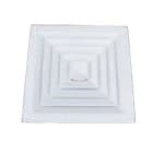 TECNOSYSTEMI - DIFFUSORE QUADRATO DQA A 4 VIE 520X520 I