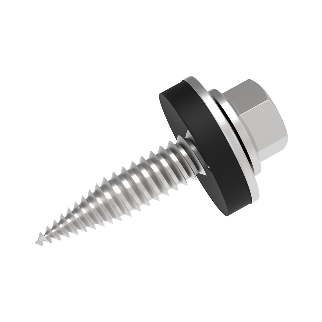 TEKNOMEGA - Vite autoperforante bimetallica per lamiera grecata e alluminio inox.