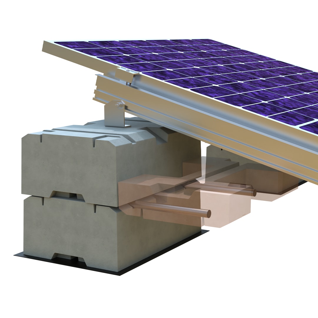 TEKNOMEGA - Tubo supporto zavorra MTT con tappi FVT7527