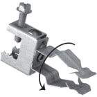 TEKNOMEGA - MORSETTO CON FISSATUBO ORIZZONTALE D18-22mm