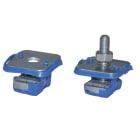 TEKNOMEGA - Attacco rapido maschio M8 x 40 dado kit zinco per strut.