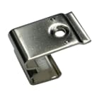 TEKNOMEGA - Clip per profilo asimmetrico acciaio x guida DIN asim. foro M4.