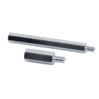 TEKNOMEGA - Distanziale metallico elettrozincato H70mm M4. DZM1042