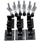 TEKNOMEGA - Set blocchetti a L trifase con viteria flat. FLT1025