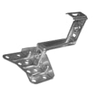 TEKNOMEGA - Staffa stampata tipo P inox regolabile per falda e legno.