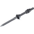 TEKNOMEGA - Vite autofil. inox M12 lunghezza 250mm per legno e cemento.