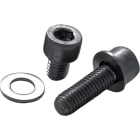 TEKNOMEGA - Vite in acciaio inox M8x65 con rondella.