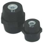 TEKNOMEGA - ISOLATORE BARILOT.PA66 H55 M10 Ch55 HF UL