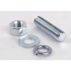 TEKNOMEGA - Perno filettato isolatore PM10X40 con dado e rondelle kit completo.