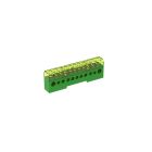 TEKNOMEGA - MORSETTIERA UNIP.ISOLATA 80A 11 FORI VERDE